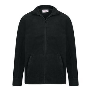 Absolute Apparel Mens Alaska Full Zip Fleece / Black Opal